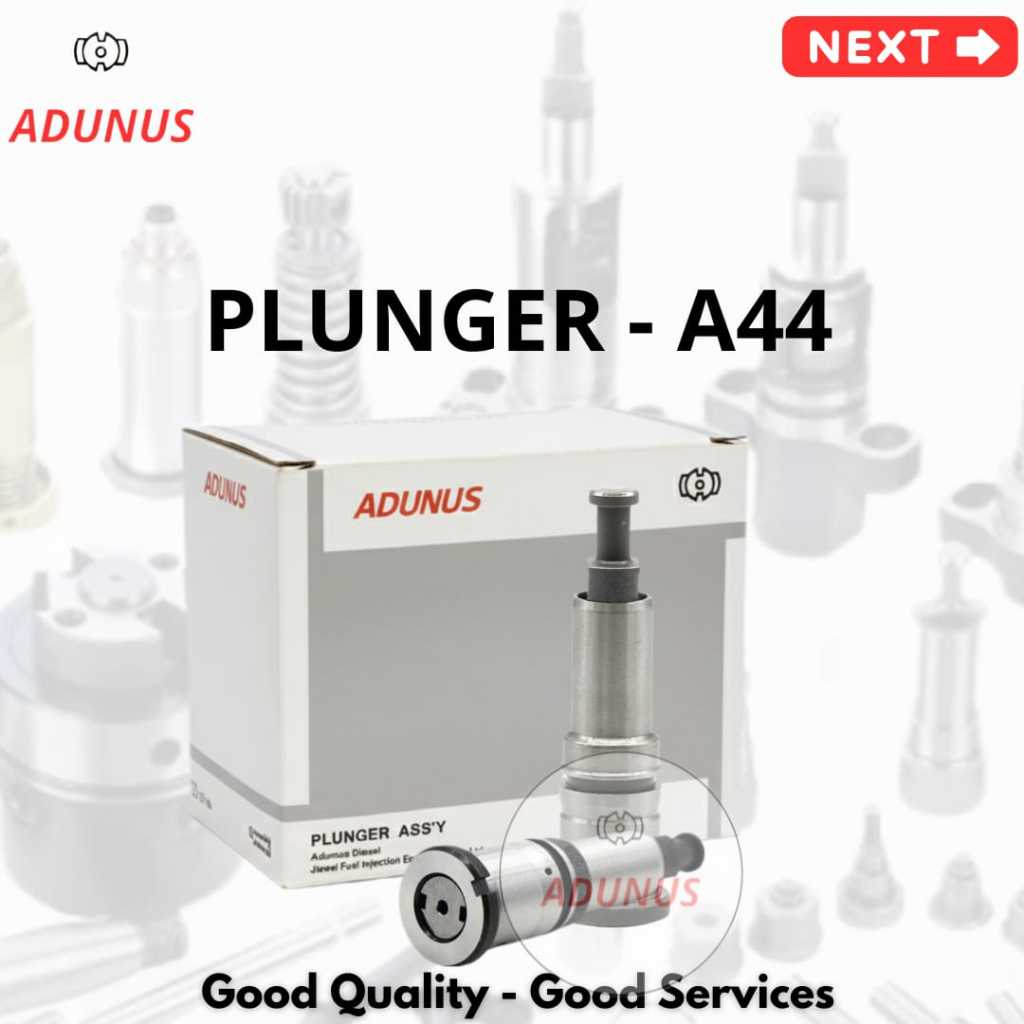 MESIN ADUNUS A44 Plunger สําหรับเครื่องยนต์ Isuzu 4BD1, 6BD1, 4BB1, และ 6BB1