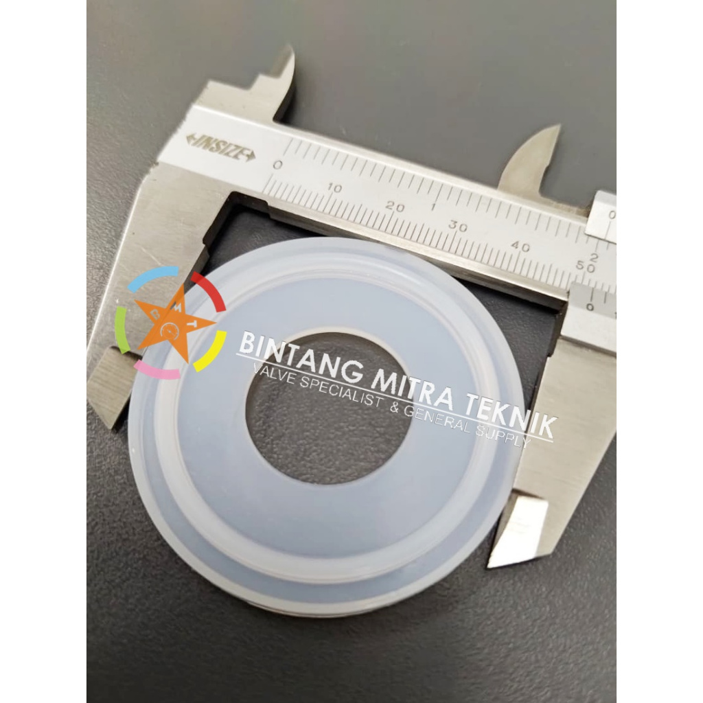 GASKET SILICONE FERRULE SANITARY 1" FIN SEAL SILICONE FERRULE