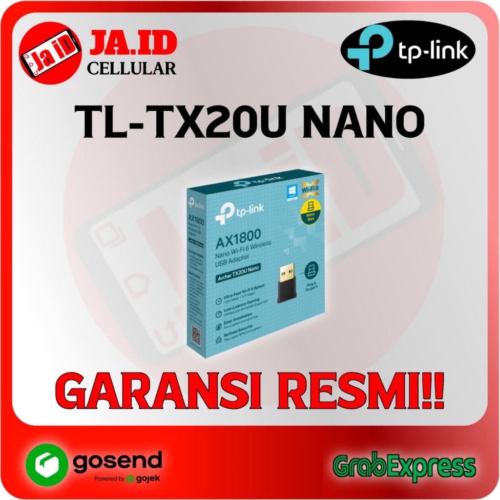 TPLINK TX20U NANO ORIGINAL USB ADAPTER การรับประกันอย่างเป็นทางการ