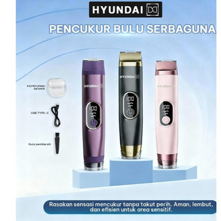 HYUNDAI - Alat Cukur Elektrik, Alat Cukur Bulu Sensitif, Alat Cukur Pria Dan Wanita, Bulu Miss V Elektrik, Electric Shaver, Garansi Resmi, Alat Cukur Kumis