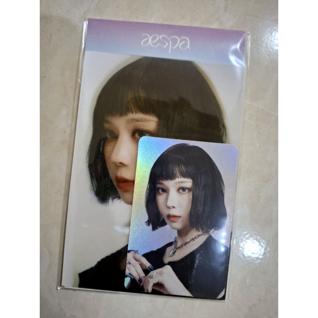 AESPA WINTER LENTICULAR ชุดการ์ด KWANGYA PHOTOCARD
