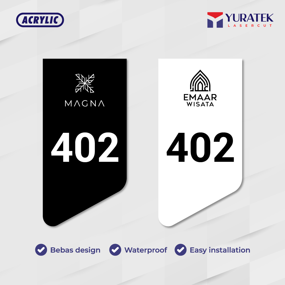 YLC - ROOM / HOTEL / BOARDING / VILLA / HOME STAY NUMBER 2MM กันน้ํา