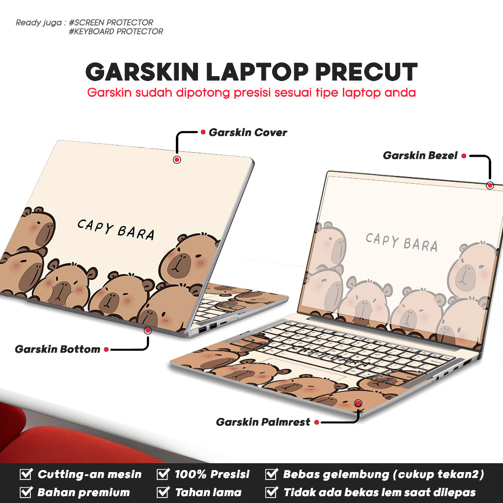 Precut Garskin สติกเกอร์แล็ปท็อปผิว Perfect Fit ใช้งานร่วมกับ Lenovo IdeaPad Pro 5 5i-14 14AKP10 14I