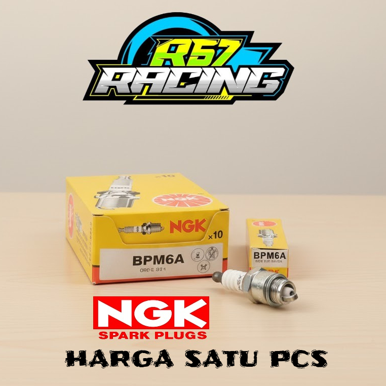 หัวเทียน Ngk หัวเทียนตัดหญ้า BPM6A (ราคาหน่วย)