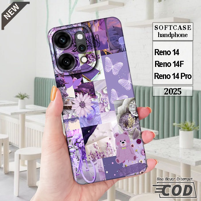 เคส OPPO RENO 14 _OPPO RENO 14F _OPPO RENO 14 PRO _เคสซิลิโคนสีดําใสยืดหยุ่นสุดเท่