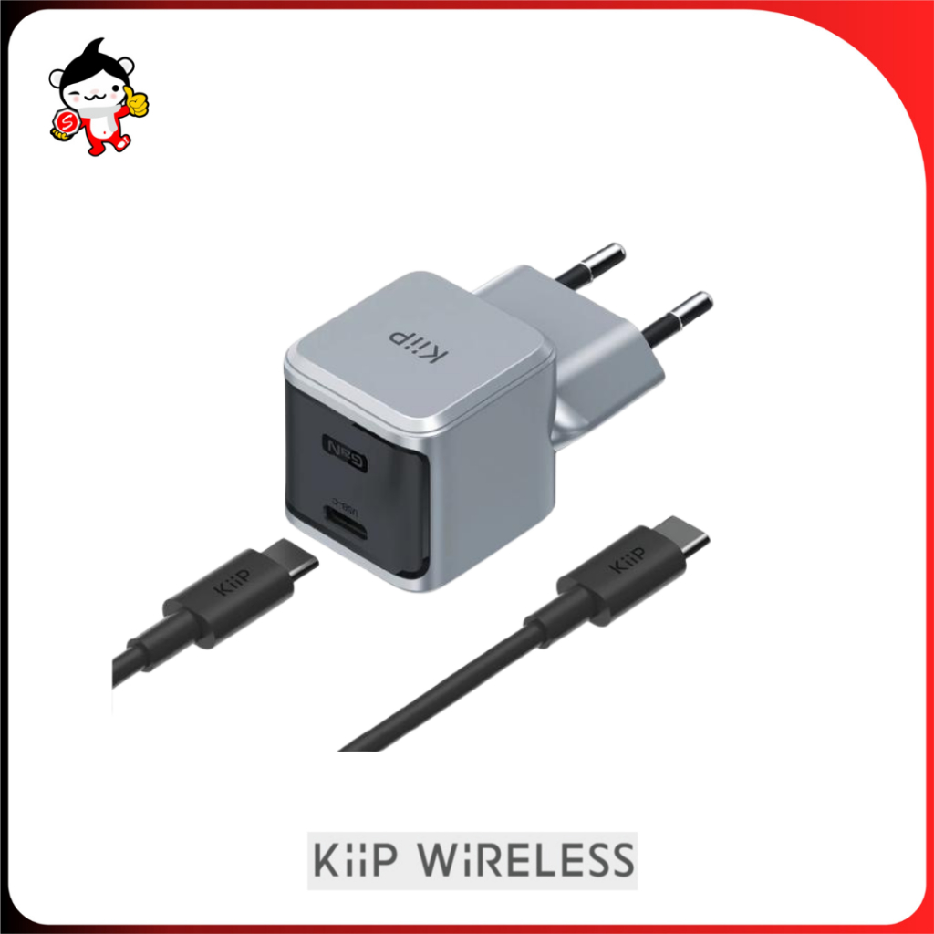 TC KIIP TSC33E GAN3 PD 30W C TO C 120 CM Mini Adaptor GaN3 Fast Charger PD QC 3.0