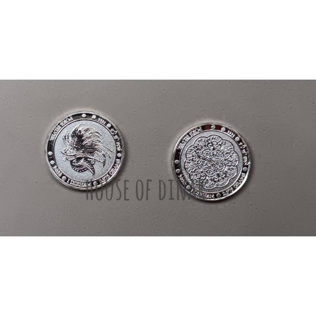 1 DIRHAM CENDRAWASIH SILVER (FINE SILVER) 2.975 กรัม