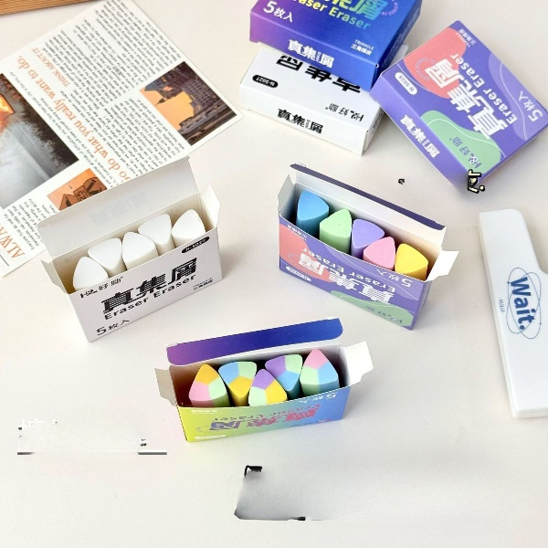 5 ชิ้น PENCIL ERASER / WOODEN หรือ MECHANICAL PENCIL ERASER