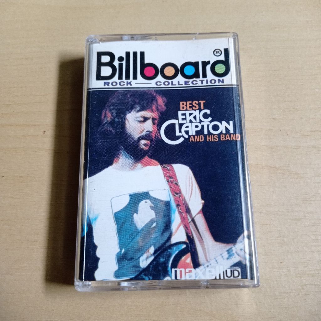 Original Eric Clapton Tape Cassette - สุดยอด Eric Clapton และ His Band (Maxell Tape) || Clotabooks C