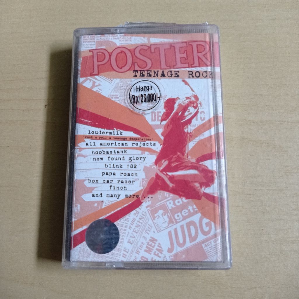 Original Poster Compilation Tape - Teenage Rock (Blink 182, New Found Glory, All American Rejects ฯล