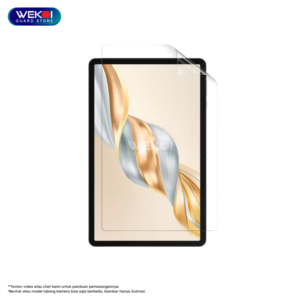 WEKOI Hydrogel Tablet Honor Pad X9A ปกป้องหน้าจอ ยืดหยุ่น, HD และ Touch Sensitive