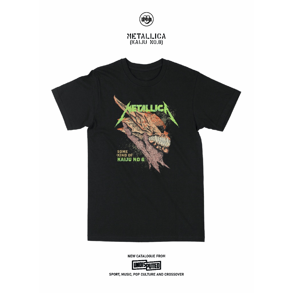 ANIME BAND T-SHIRT - METALLICA KAIJU NO. 8