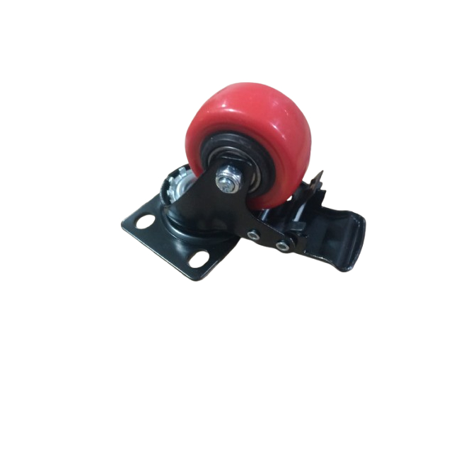 TRIPLE S 2" ล้อ PVC LIVE + เบรค