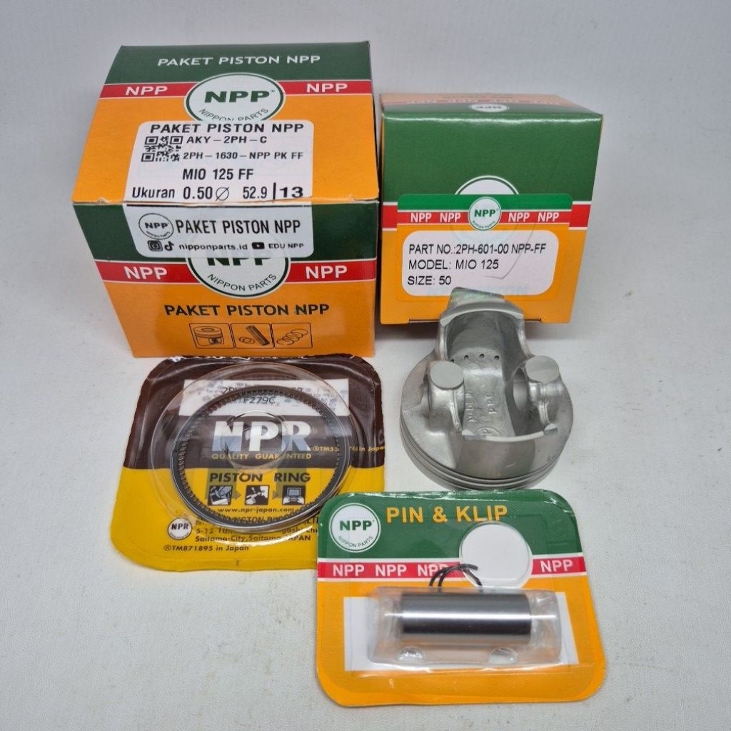 PISTON KIT MIO 125 FF O/S 0.50 (2PH-1630) NPP ดั้งเดิม