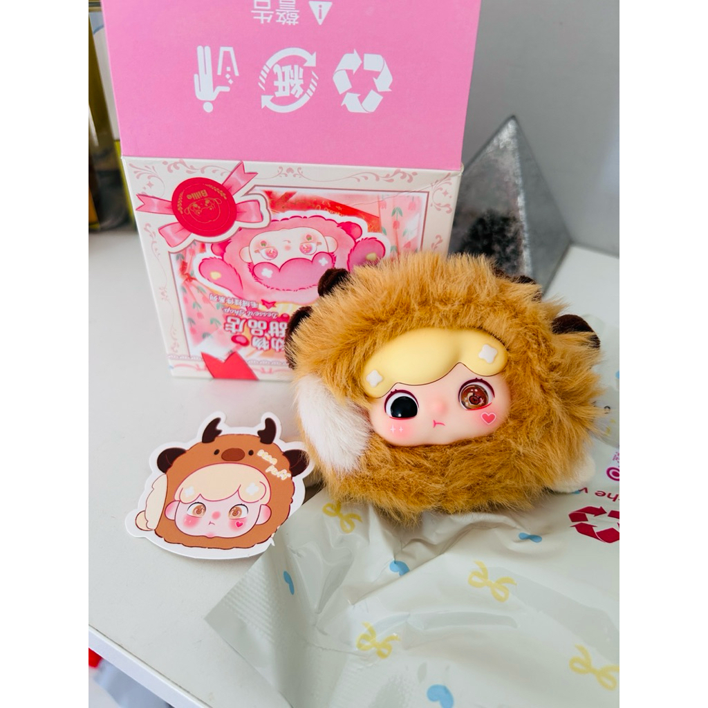 GUNDAN BABY BILLIE ANIMAL DESSERT BLINDBOX FAWN CHEESE PUFF BAG ไม้แขวนเสื้อ