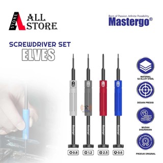 MASTERGO ELVES SCREWDRIVER SET ORIGINAL-OBENG PRESISI MASTERGO ELVES SERIES S2 ALLOY STEEL ORIGINAL
