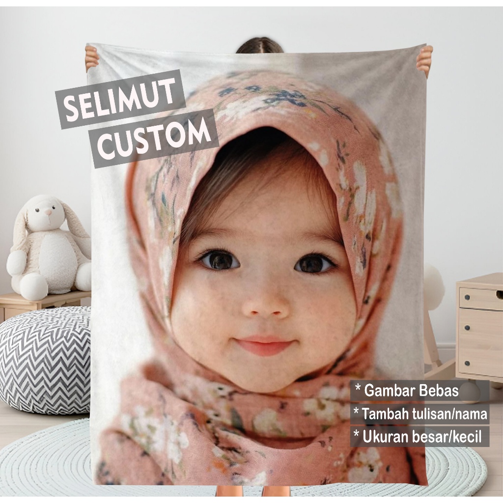 CUSTOM CHILDRENS PHOTO BLANKETS, KPOP, ANIME, CARTOON PHOTOS, AS YOU LIKE, ขนาดใหญ่และเล็ก BLANKETS