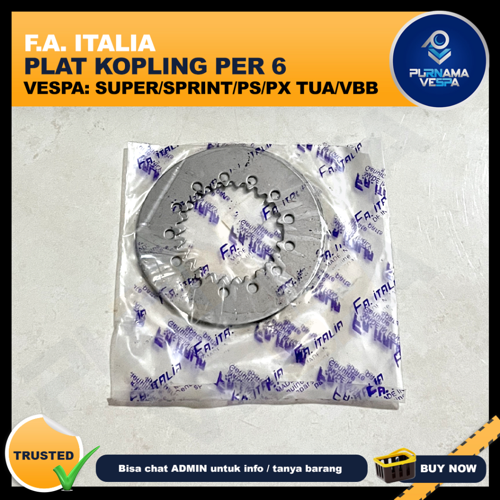 แผ่นคลัช Spring 6 Vespa Super/Sprint/PX Old Year/VBB