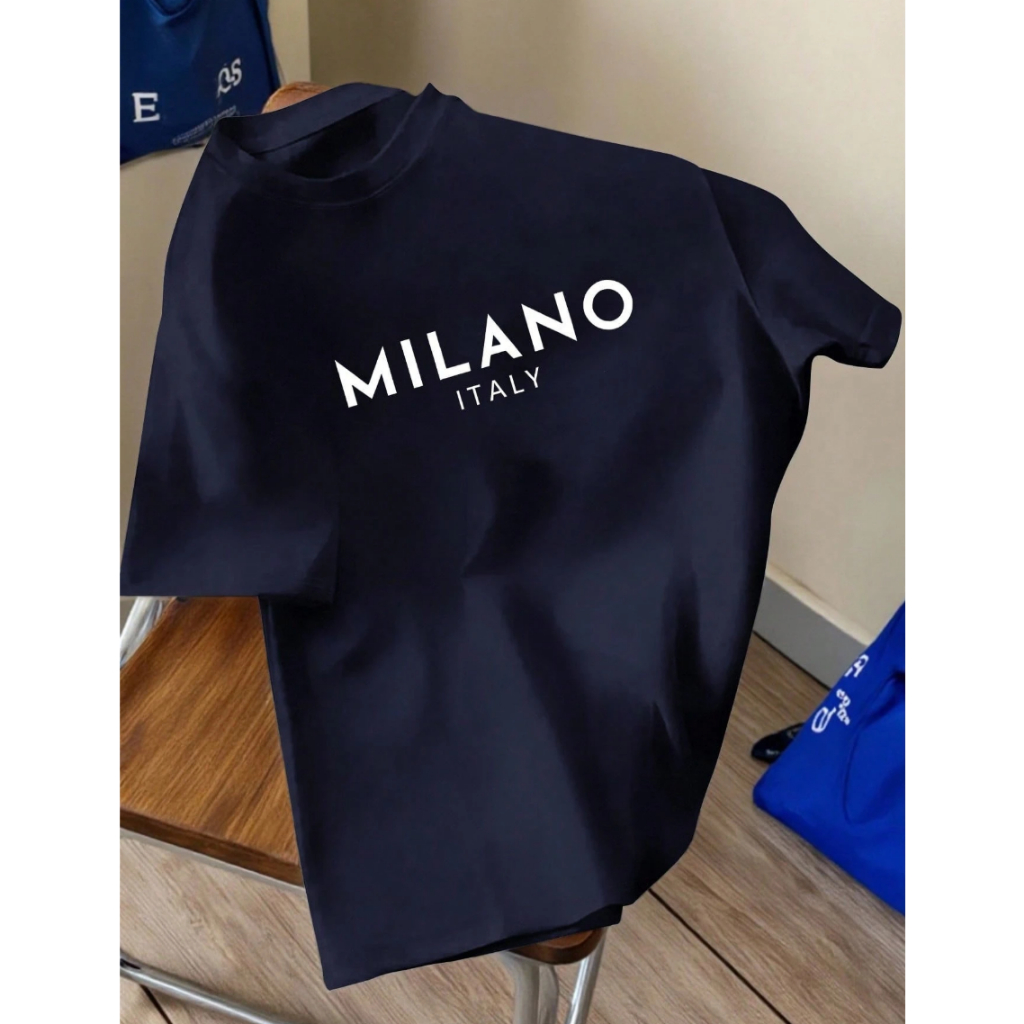 MILANO ITALY Distro T-shirt/ เสื้อยืด Distro สําหรับผู้ชายและผู้หญิง