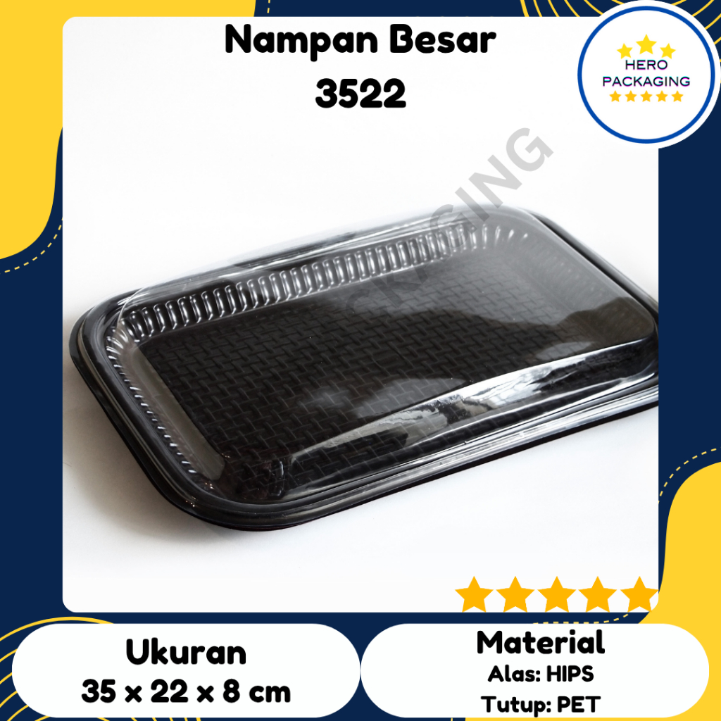 ถาดไมก้าขนาดใหญ่ 3522 (เนื้อหา 10 ชิ้น) ถาดเค้ก