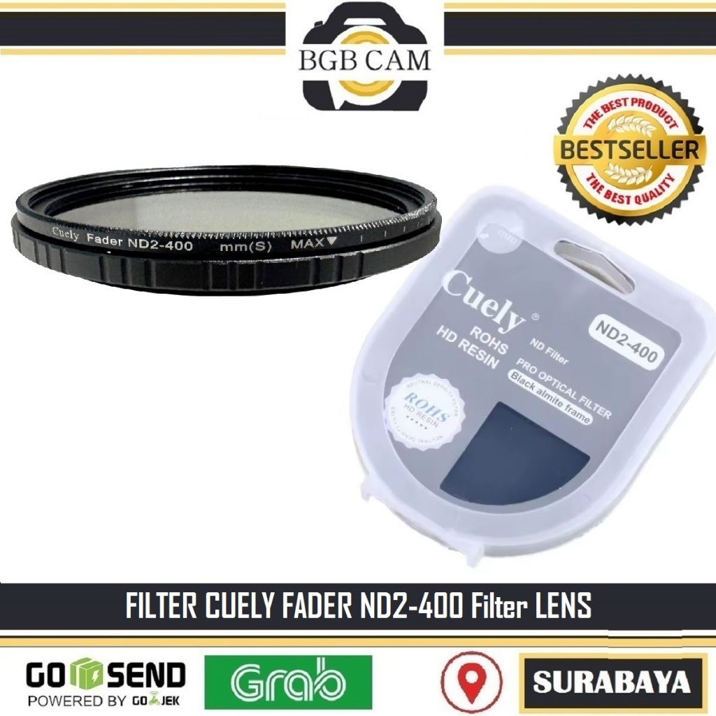 CEELY VARIABLE ND2-400 FILTER ขนาด 49mm / 52mm / 58mm / เลนส์ DSLR / Mirrorless Fader ND
