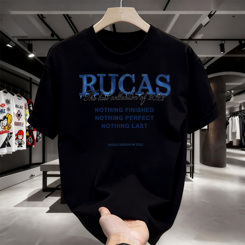 KATUN [Grand Outlet]เสื้อยืด RUCAS ของแท้ 100%– ผ้าฝ้ายพรีเมี่ยม ดีไซน์เท่ สวมใส่สบายสําหรับผู้ชายแล