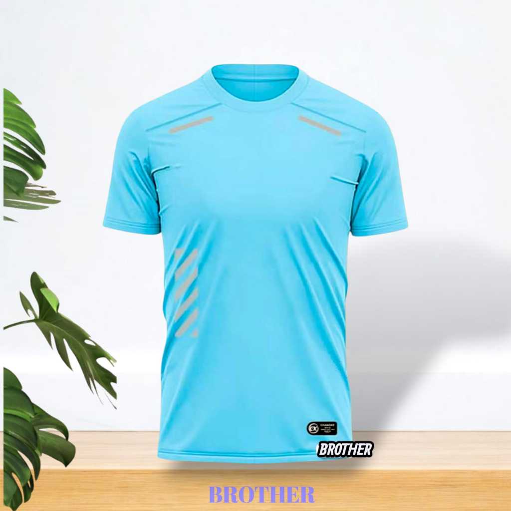 ใหม่ล่าสุดผู้ชายและผู้หญิงกีฬา SLIM FIT GYM SHIRTS SHORT-SLEEVED FITNESS SHIRTS PLAIN SPORTS SHIRTS 