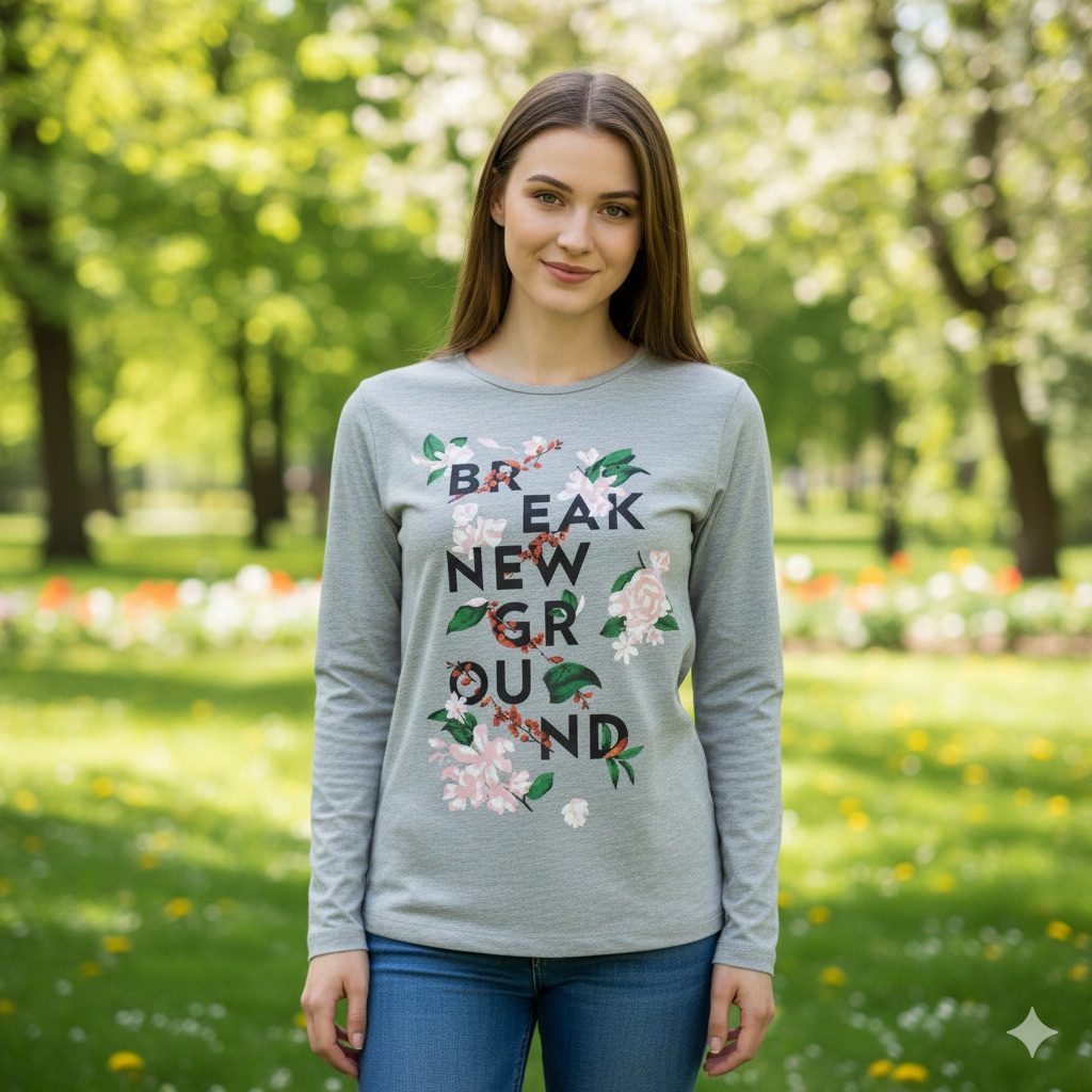 เสื้อยืดผู้หญิง Hybrid Outters j5027