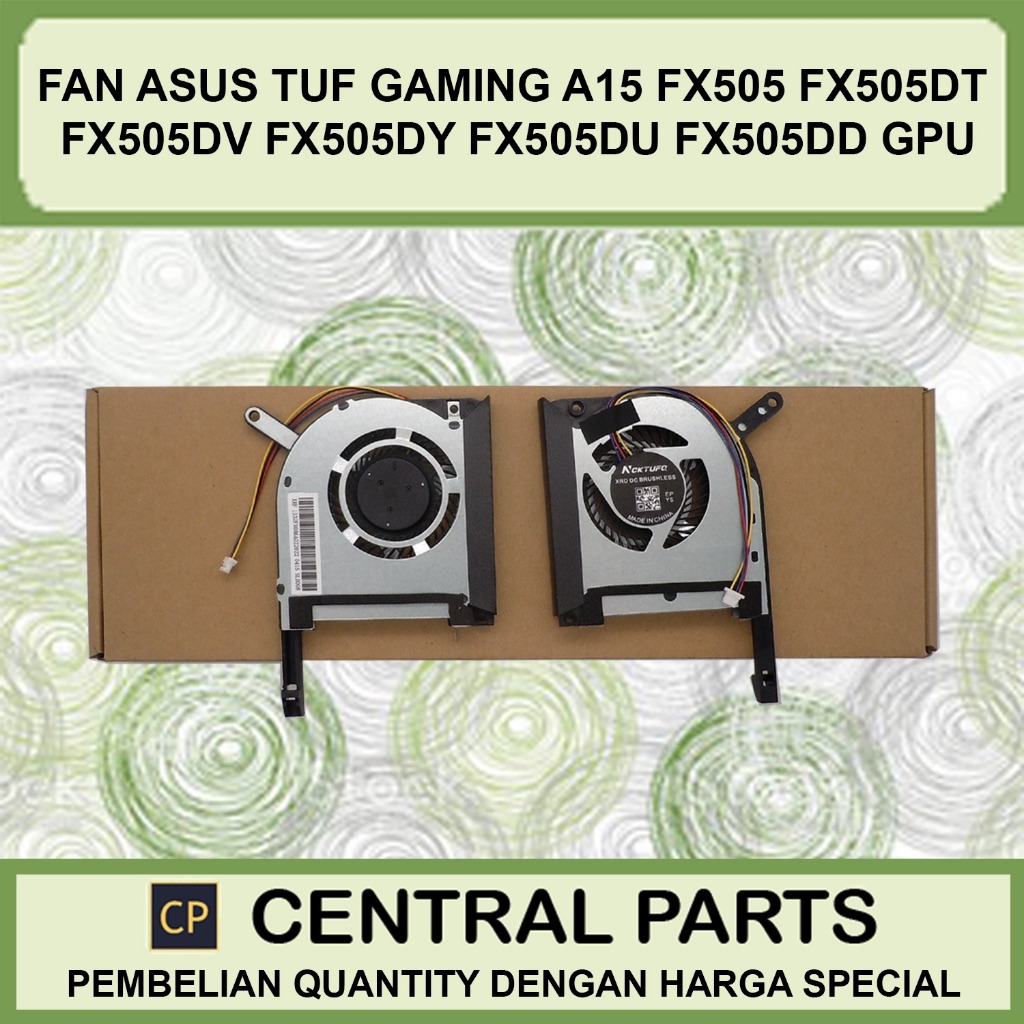 Asus Tuf Gaming a15 fx505 fx505dt fx505dv fx505dy fx505du fx505dd GPU พัดลมแล็ปท็อป