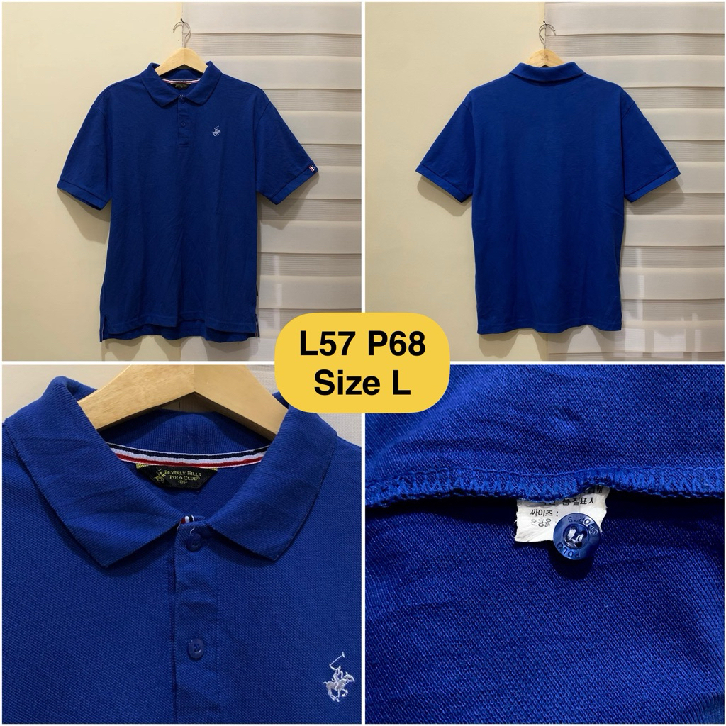 เสื้อโปโล Beverly Hills Polo Club Blue Original