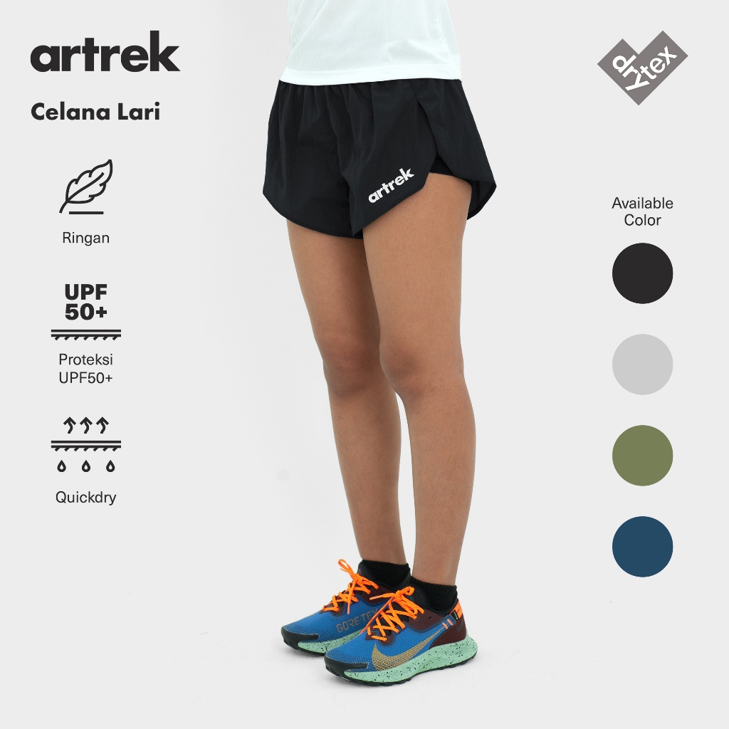 Artrek Active กางเกงวิ่งแห้งเร็วสําหรับผู้หญิง LIGHT COMFORTABLE COOL แห้งเร็ว