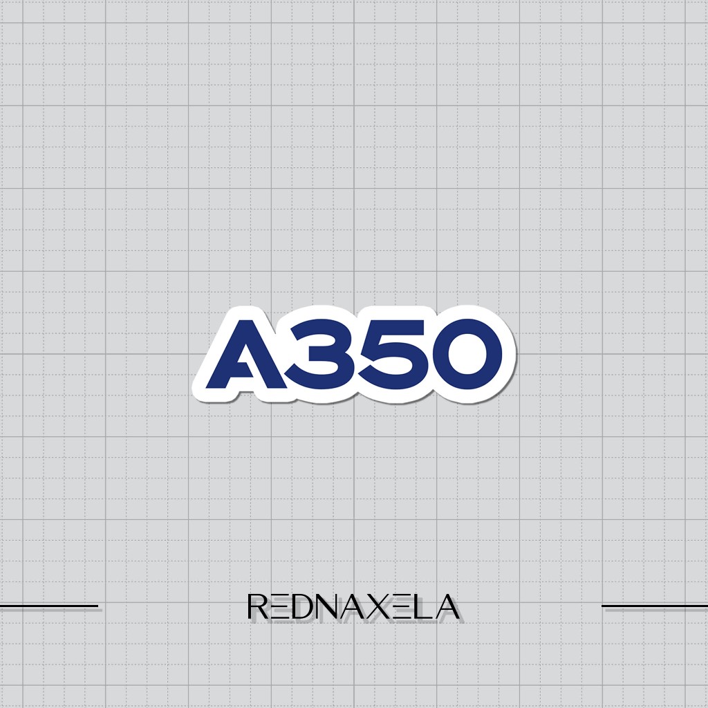 ก350 โลโก้แอร์บัสสติกเกอร์ไวนิลสติกเกอร์กระเป๋าเดินทางกันน้ํากลางแจ้ง