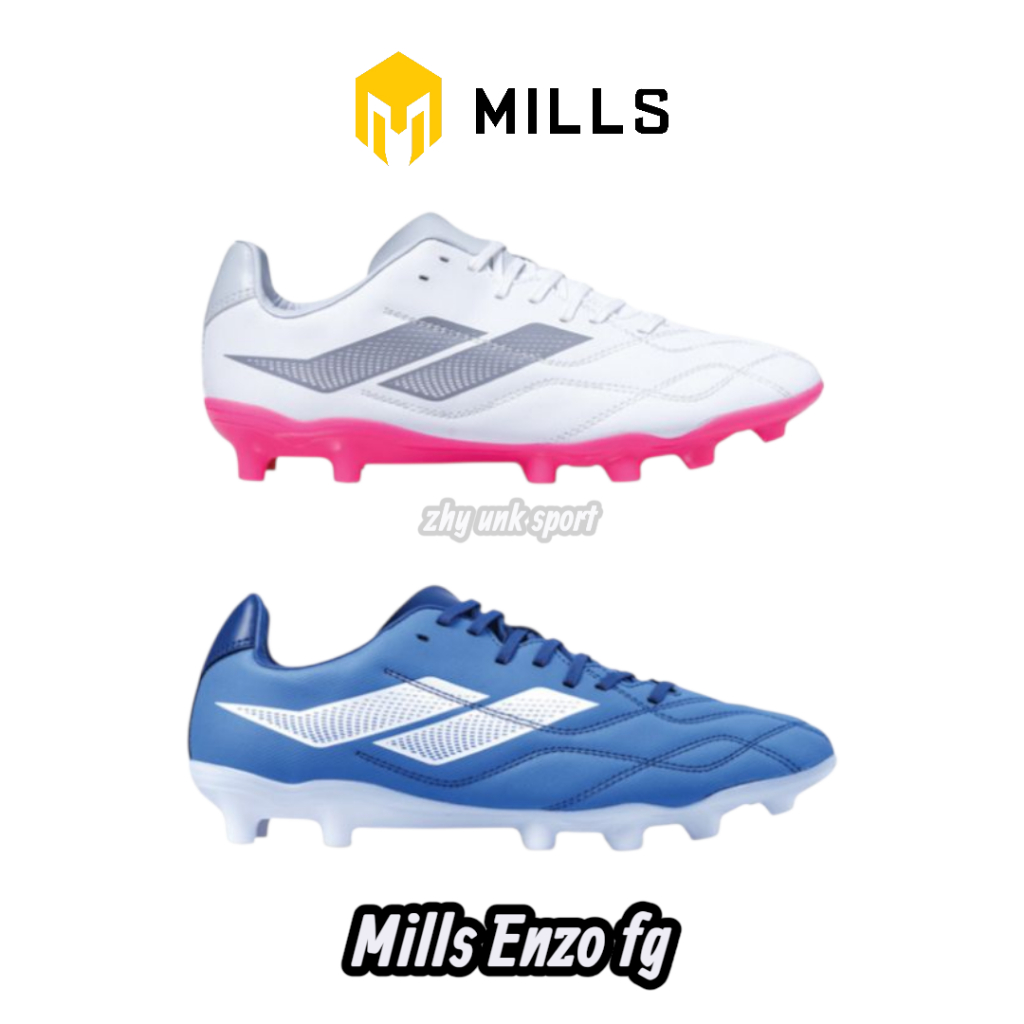 MILLS รองเท้าฟุตบอล ENZO BLACK DARK/BLUE WHITE