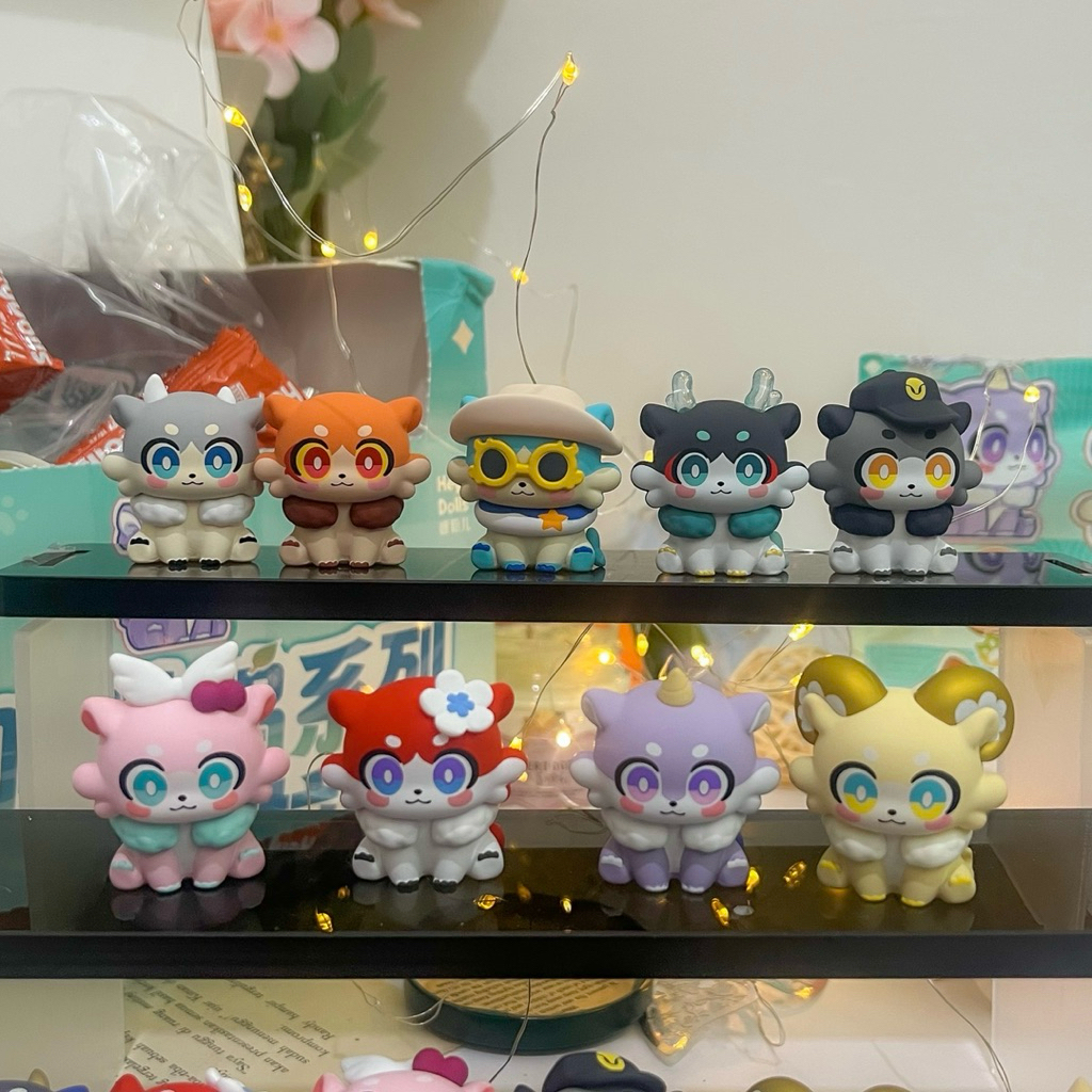 อย่างเป็นทางการ HSR Honkai Star Rail Awoo Awoo Series Mini Chimera รูป Chrysos Hirs Painon Mydei Ana