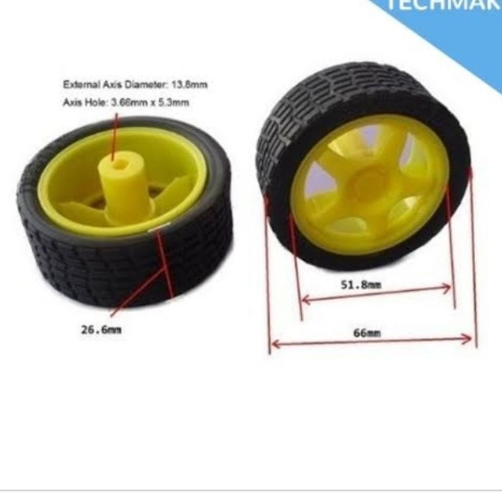 ล้อสําหรับกระปุกเกียร์ DC / BAN / WHEEL / TIRE SMART CAR 2WD 4WD