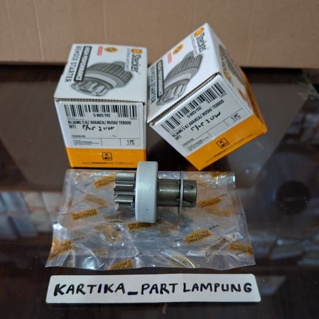 สตาร์ทเตอร์ Bendix Toyota Kijang Super 5K/Avanza 1.3/Avanza 1.5/Rush/Xenia 1.3/Terios (8T Gear) Stec