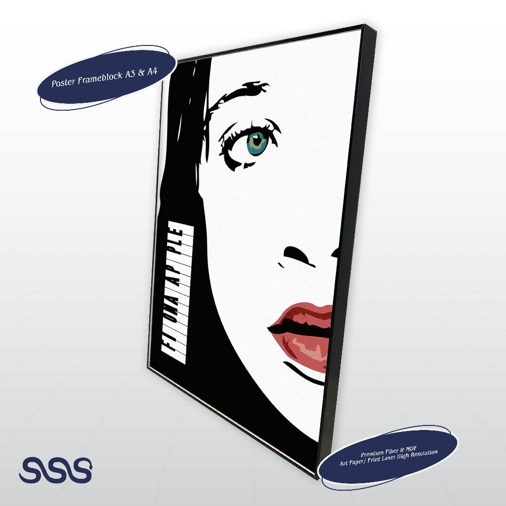 โปสเตอร์ FIONA APPLE / โปสเตอร์ AESTHETIC / โปสเตอร์ FRAMEBLOCK 530