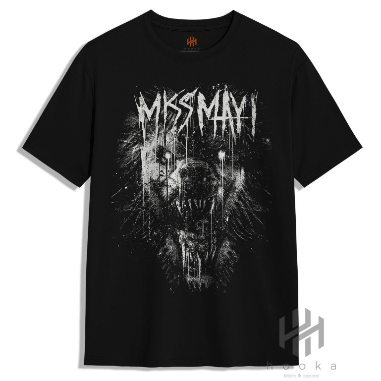 Miss May I HOOKA Distro Premium T-Shirt MetalMiss May I Band เสื้อยืด