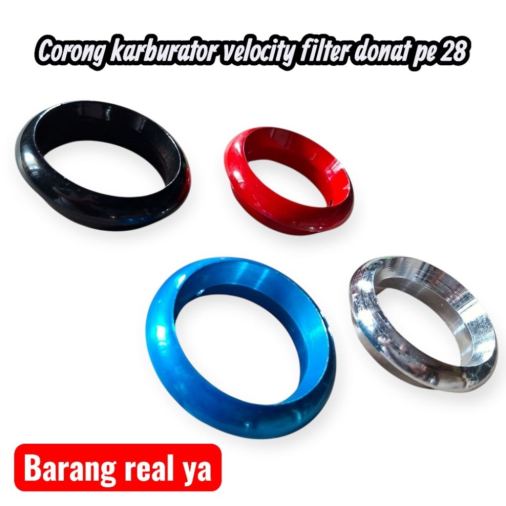 กรวยคาร์บูเรเตอร์ Velocity CNC Donut รุ่น PE 28 / PWK 28