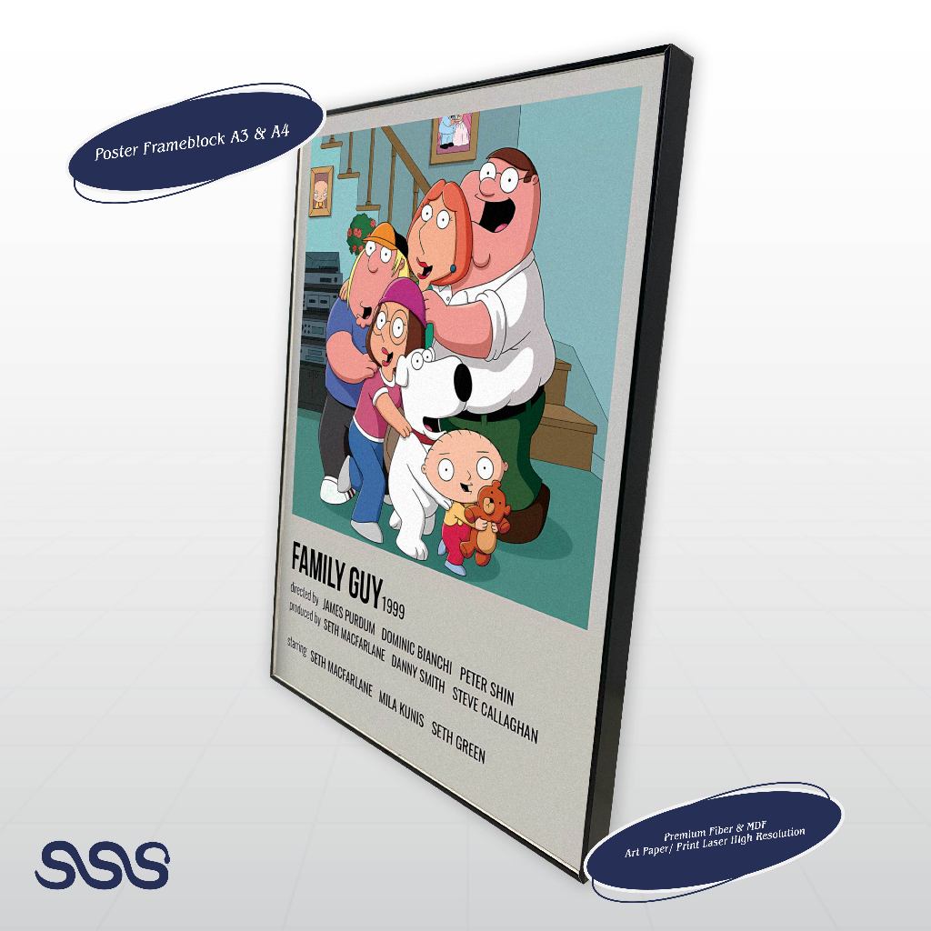 FAMILY GUY POSTER / MOVIE POSTER / FRAMEBLOCK POSTER 549