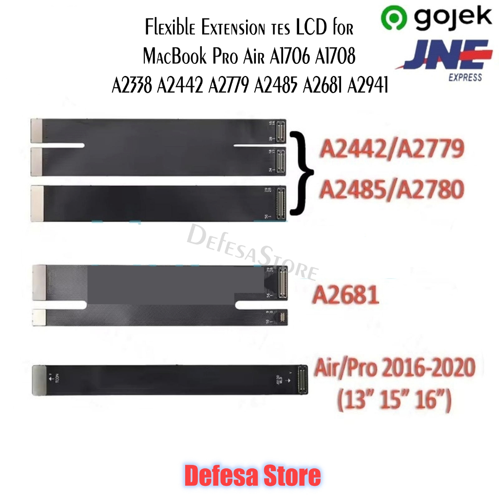ยืดหยุ่น Extension LCD สําหรับ MacBook Pro Air A1706 A1708 A2338 A2442 A2779 A2485 A2681 A2941