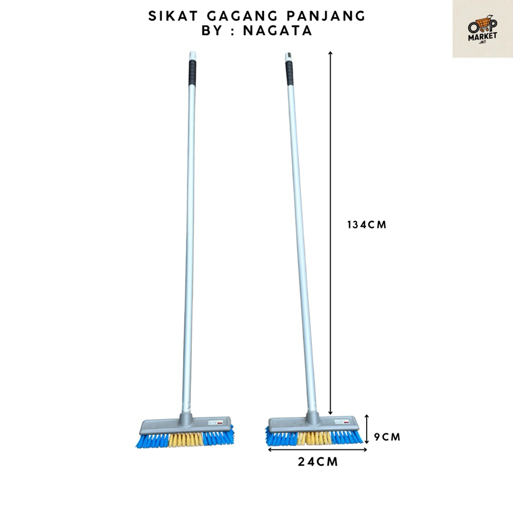 NAGATA - แปรงพื้นด้ามยาว NAGATA 833 BATHROOM BRUSH แปรงพลาสติก