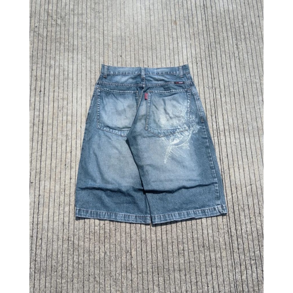 Y2K MASK SHORT JEANS