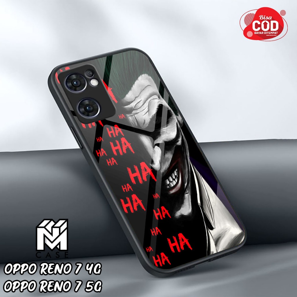 NM Case Oppo Reno 7 4G / Reno 7 5G ล่าสุด - เคสแฟชั่น Joker Casing Hp Case Softcase Hardcase Back Pr