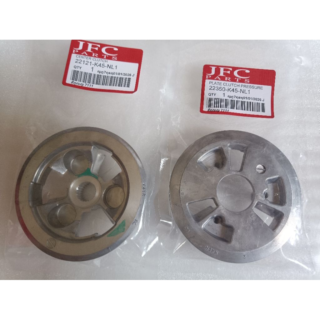 4+ FOOT OPPONENT - CLUTCH HOLDER-22121-K45- NL1-PLATE CLUTCH PRESSUE-22530-NL1- CB 150 R LED