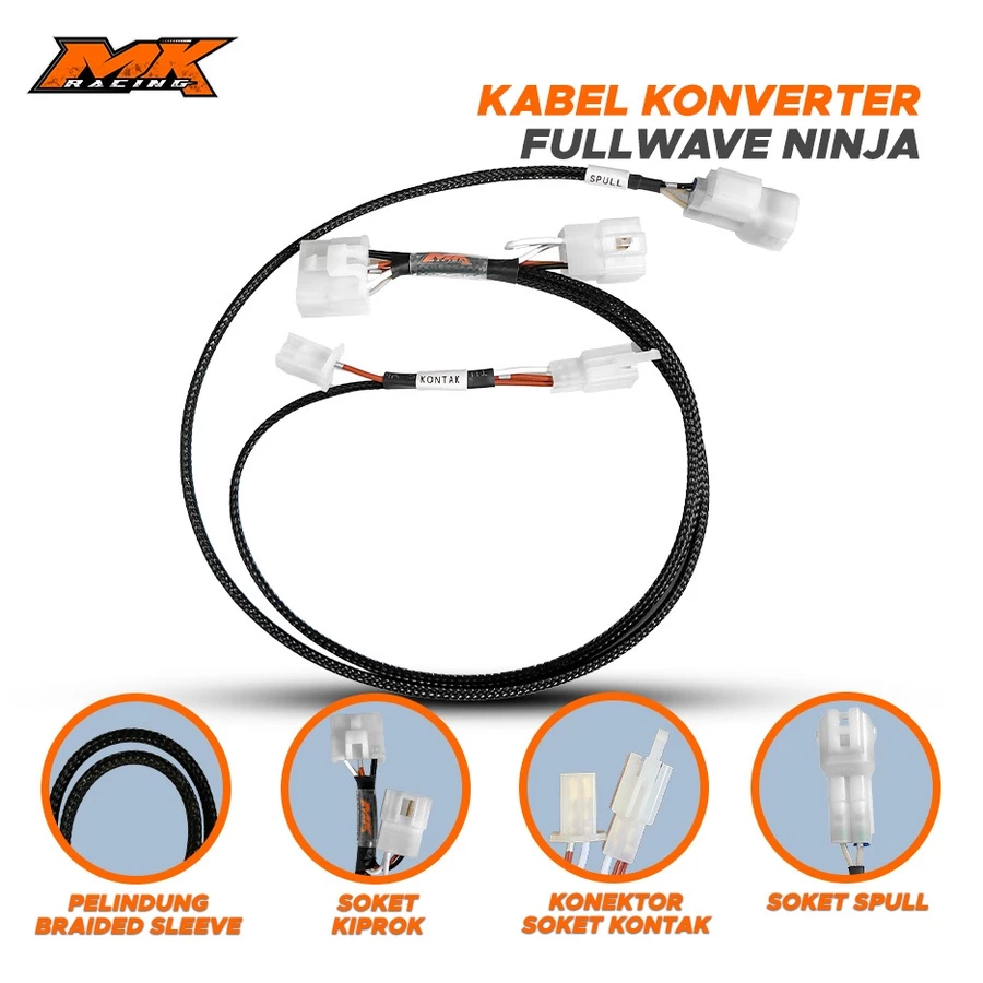 สายแปลง MK Racing Fullwave Ninja R/SS/RR/Kis
