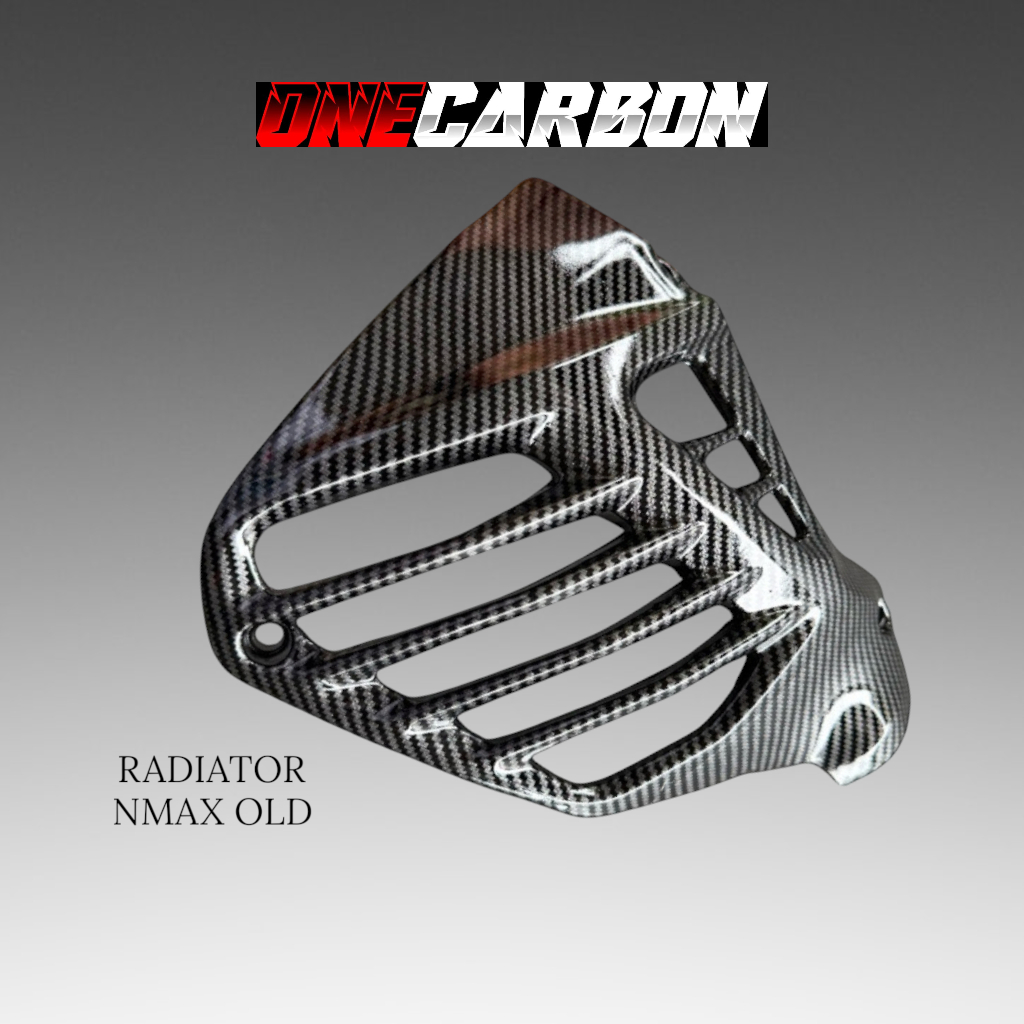 NMAX OLD CARBON GLOSSY RADIATOR COVER คาร์บอน NMAX พัดลมคาร์บอน COVER 2015/2019 AESVARIATION