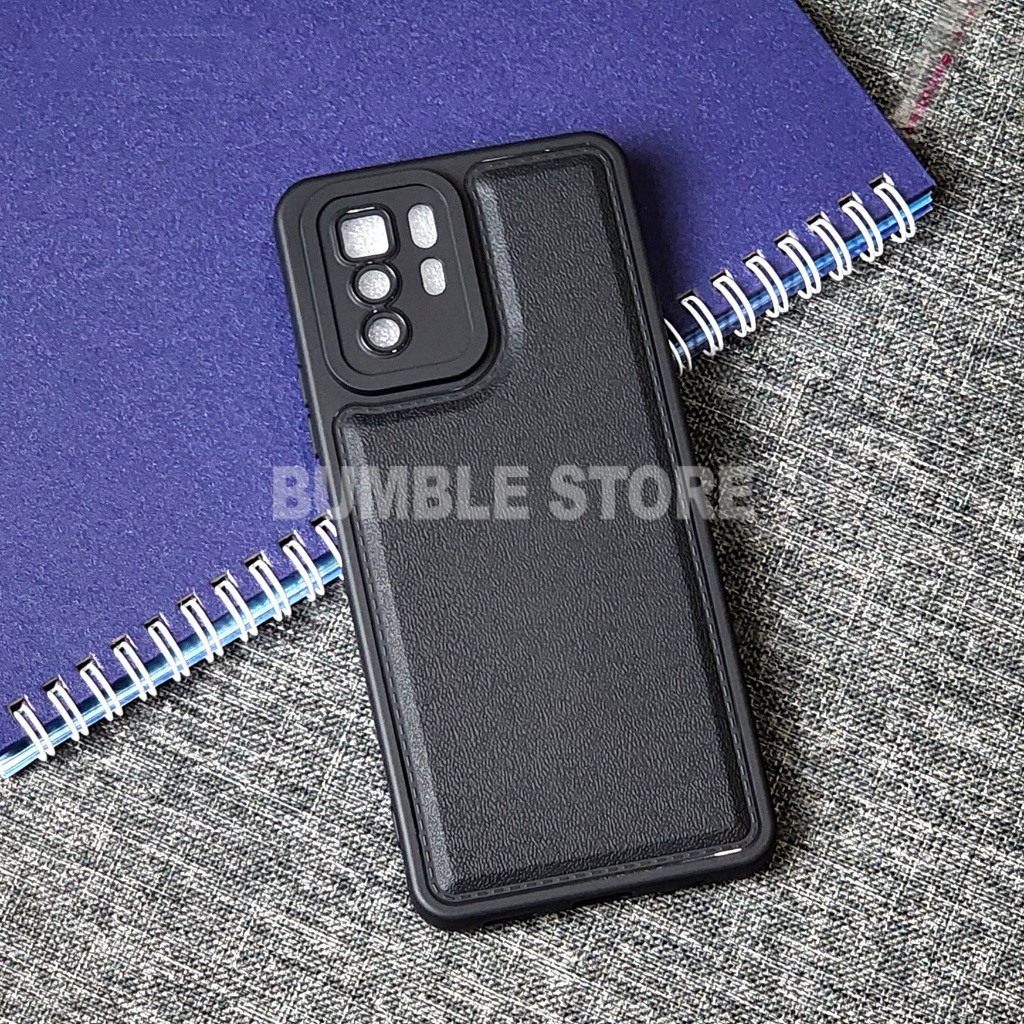 Bumble - เคสหนัง Pro Black Softcase Poco X3 GT Poco X3 Pro Poco X3 NFC Poco X5 5G Poco X5 Pro Poco X