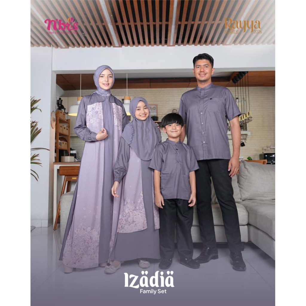 Nibras Sarimbit Izadia Lavender - Mauve/ Lavender Dress - Mauve/ Nibras Sarimbit ล่าสุด 2026