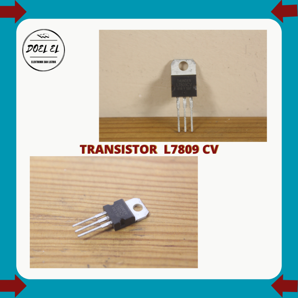 IC REGULATOR VOLTAGE L7805 L7809 DIP | TR L7805CV L7809